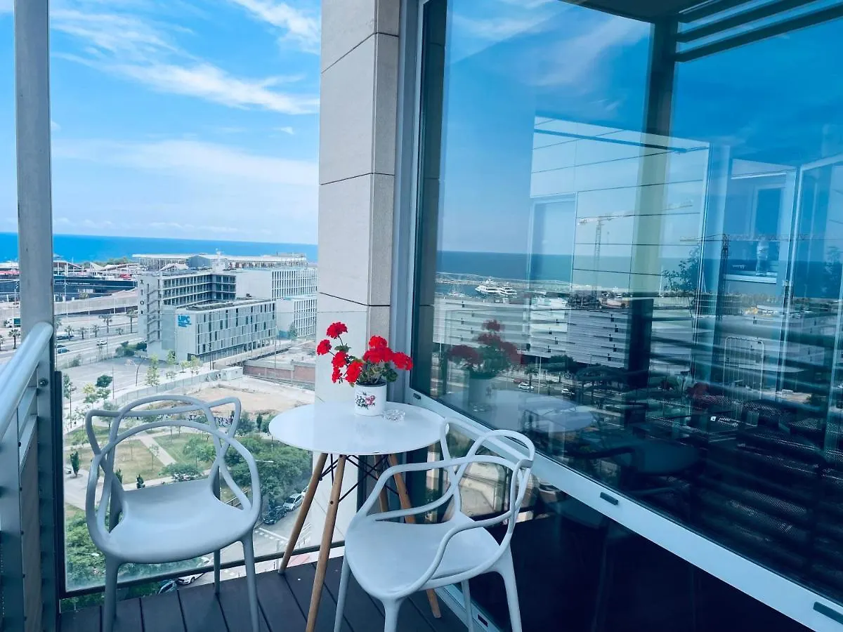 Amazing Sunset Views In The Mediterranean Apart/ Apartment Sant Adria de Besos